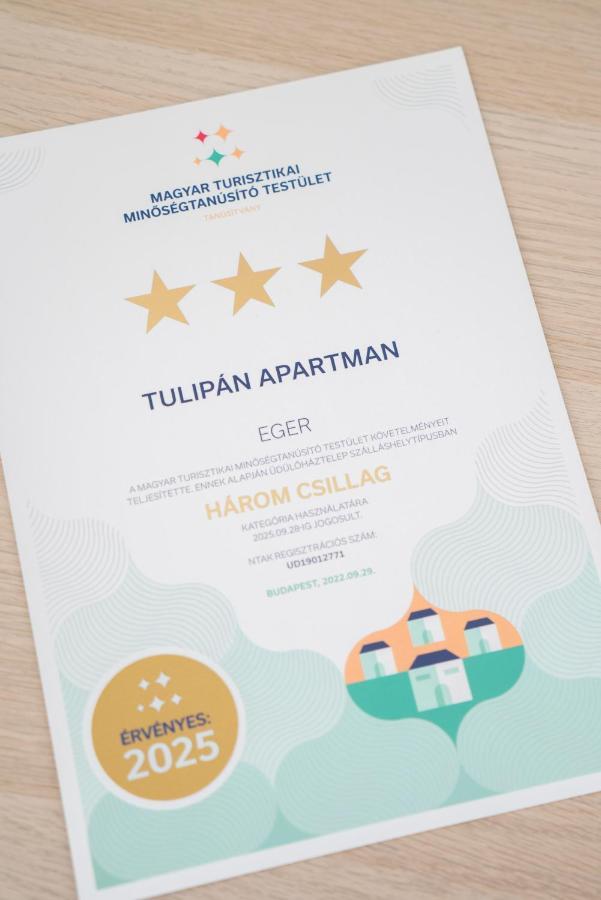 Tulipan Apartman Eger Ngoại thất bức ảnh